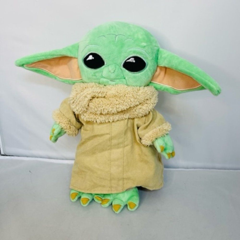 Star Wars Mandalorian All Ears Baby Yoda 14” Plush 2020 Lucasfilm Excellent cond